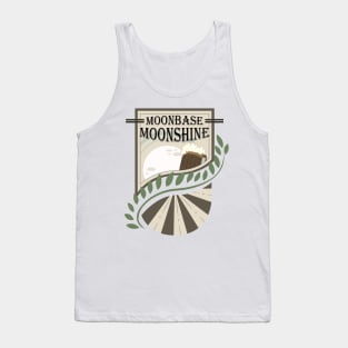 Moonbase Moonshine Vintage Beer Label Tank Top